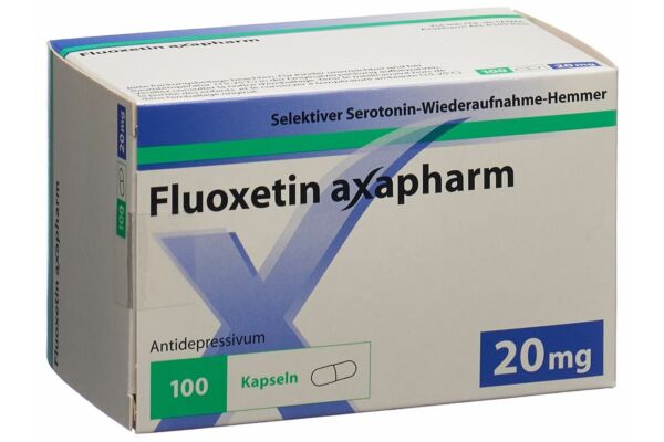 Fluoxetin axapharm Kaps 20 mg 100 Stk