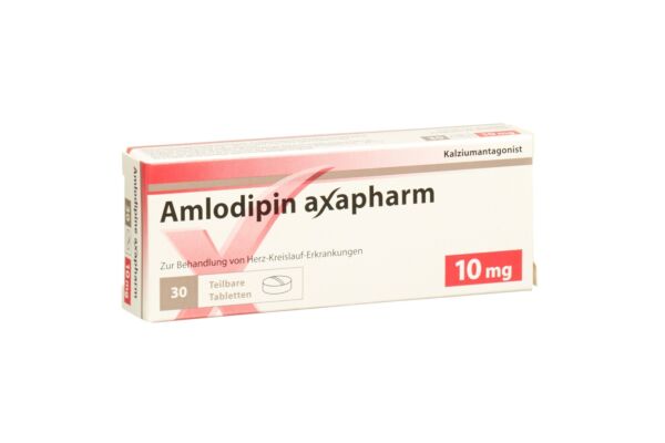 Amlodipin axapharm Tabl 10 mg 30 Stk