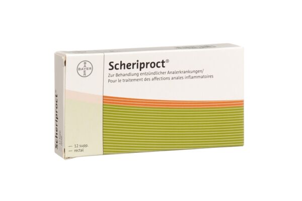 Scheriproct supp 12 pce