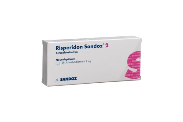 Risperidon Sandoz Schmelztabl 2 mg 28 Stk