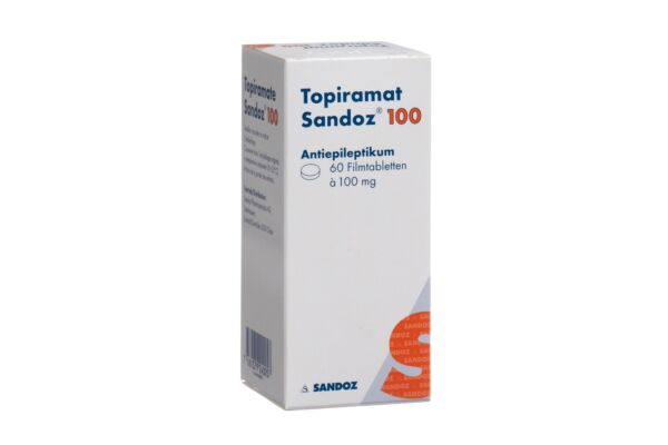 Topiramat Sandoz Filmtabl 100 mg Ds 60 Stk