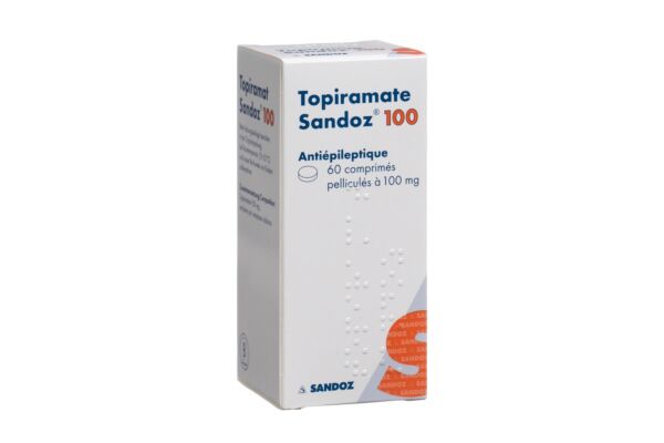 Topiramat Sandoz Filmtabl 100 mg Ds 60 Stk