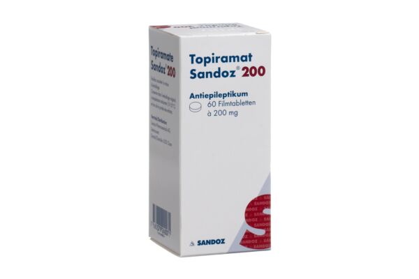 Topiramat Sandoz Filmtabl 200 mg Ds 60 Stk