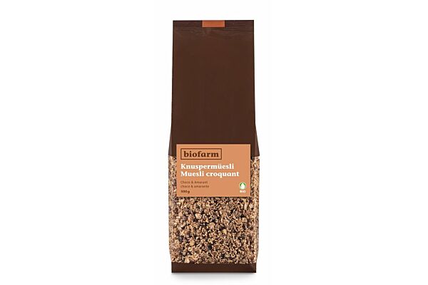 Biofarm Knusper Müesli Amaranth Choco Knos 500 g