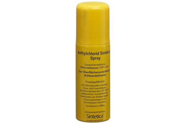 Chlorure d'éthyle Sintetica spray 100 g