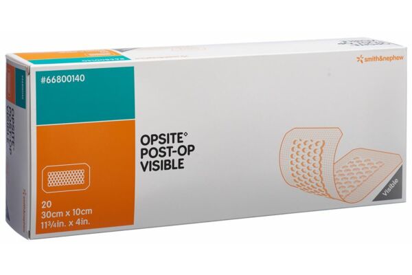 OPSITE POST OP VISIBLE pansement transparent 30x10cm 20 pce