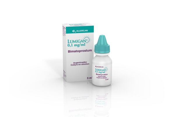 Lumigan gtt opht 0.1 mg/ml 3 fl 3 ml