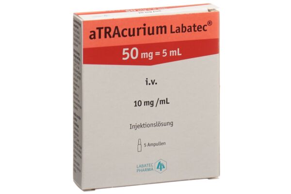 Atracurium Labatec sol inj 50 mg/5ml 5 amp 5 ml