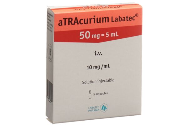 Atracurium Labatec Inj Lös 50 mg/5ml 5 Amp 5 ml