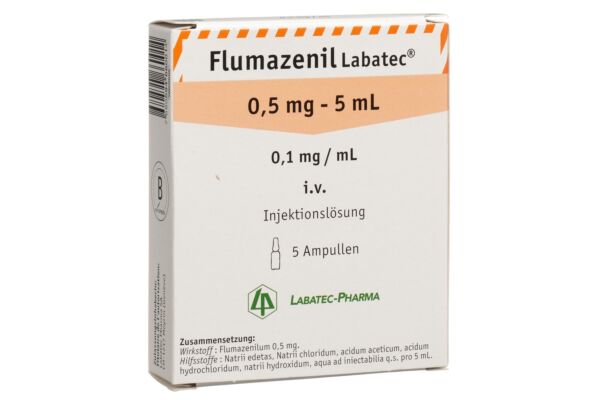 Flumazénil Labatec 0.5 mg/5ml 5 amp 5 ml