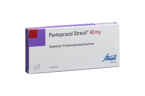 Pantoprazole Streuli cpr pell 40 mg 7 pce