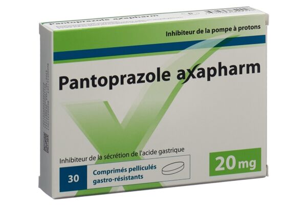 Pantoprazole axapharm cpr 20 mg 30 pce