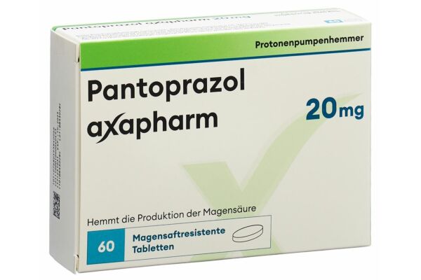 Pantoprazol axapharm Tabl 20 mg 60 Stk