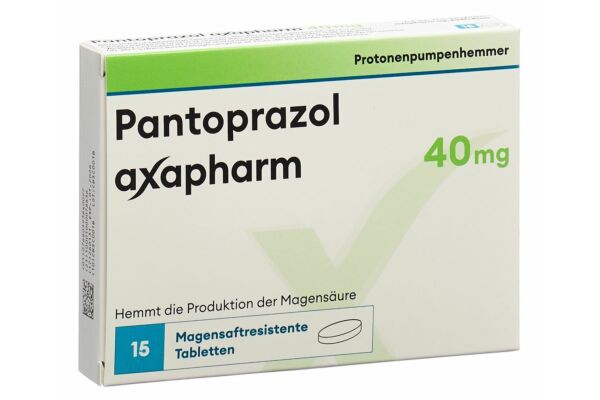 Pantoprazol axapharm Tabl 40 mg 15 Stk