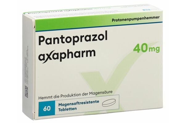 Pantoprazole axapharm cpr 40 mg 60 pce