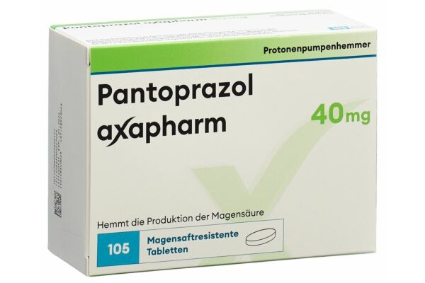 Pantoprazol axapharm Tabl 40 mg 105 Stk