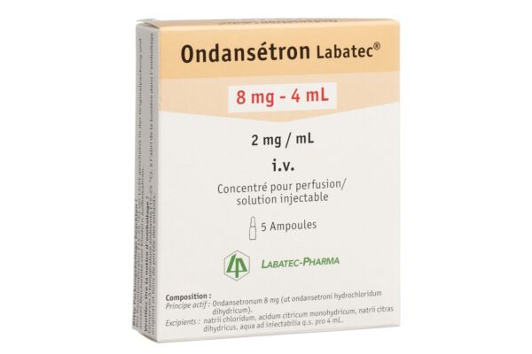 Ondansetron Labatec Inf Konz 8 mg/4ml 5 Amp 4 ml