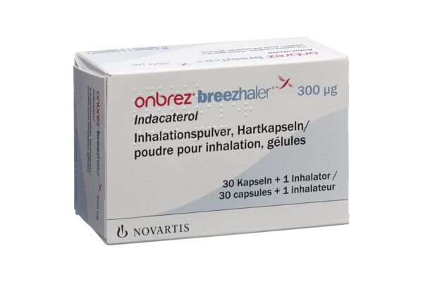 Onbrez Breezhaler Inh Kaps 0.3 mg 30 Stk