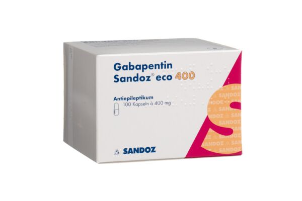 Gabapentin Sandoz eco Kaps 400 mg 100 Stk