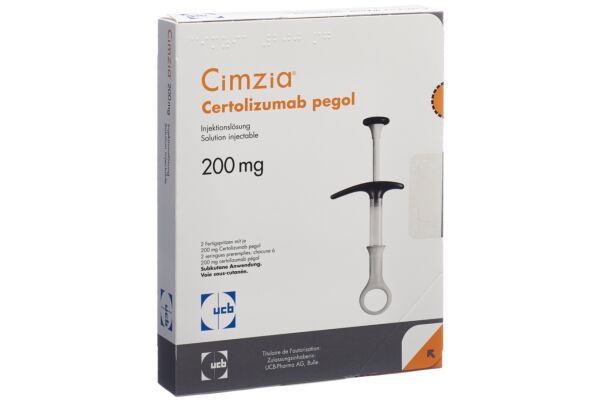 Cimzia sol inj 200 mg/ml 2 ser pré 1 ml