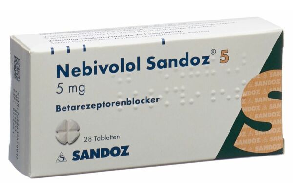 Nebivolol Sandoz Tabl 5 mg 28 Stk