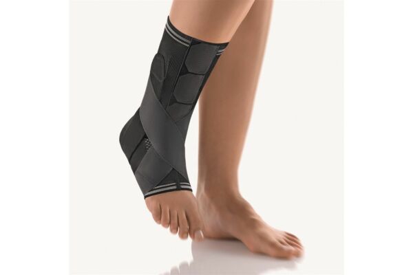 Bort Dynamische Fussheberbandage M kurz links schwarz