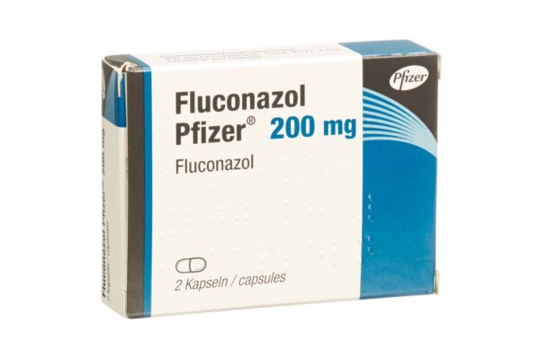 Fluconazol Pfizer caps 200 mg 2 pce