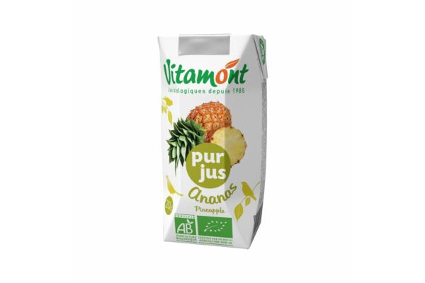 Vitamont Jus d'ananas pur 200 ml