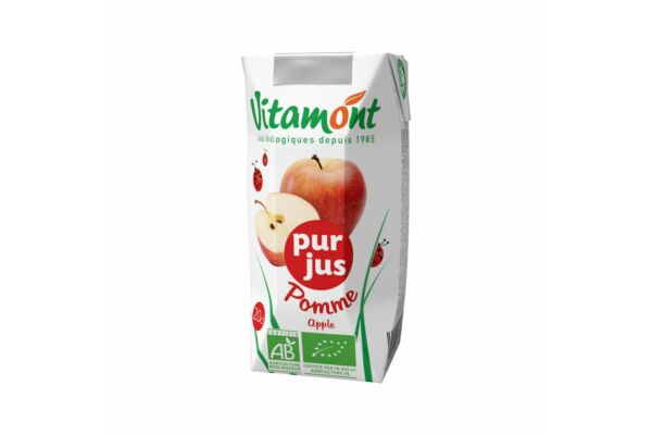 Vitamont Jus de pomme pur 200 ml