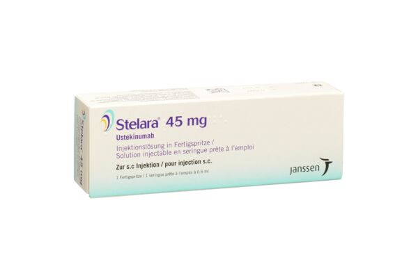 Stelara sol inj 45 mg/0.5ml seringue préremplie 0.5 ml