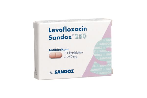 Levofloxacin Sandoz Filmtabl 250 mg 5 Stk