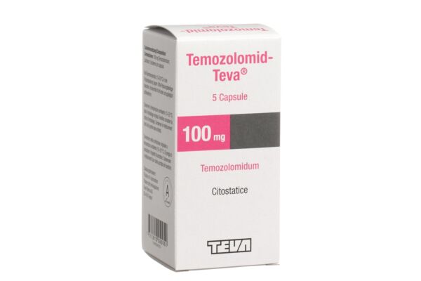 Temozolomid-Teva Kaps 100 mg Fl 5 Stk