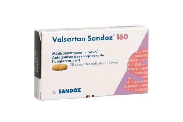 Valsartan Sandoz cpr pell 160 mg 28 pce