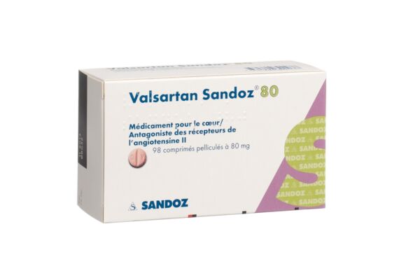 Valsartan Sandoz Filmtabl 80 mg 98 Stk