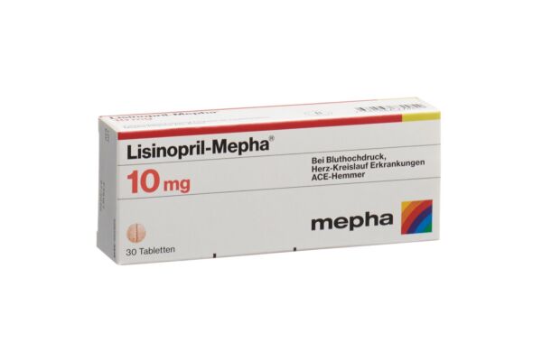 Lisinopril-Mepha cpr 10 mg 30 pce