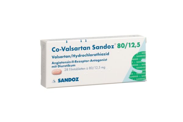 Co-Valsartan Sandoz Filmtabl 80/12.5 28 Stk