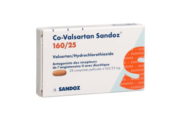 Co-Valsartan Sandoz Filmtabl 160/25 28 Stk