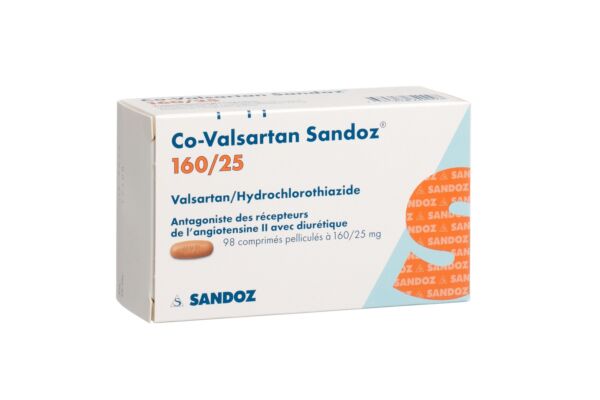 Co-Valsartan Sandoz Filmtabl 160/25 98 Stk