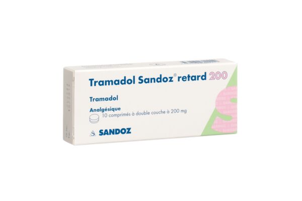 Tramadol Sandoz cpr ret 200 mg 10 pce