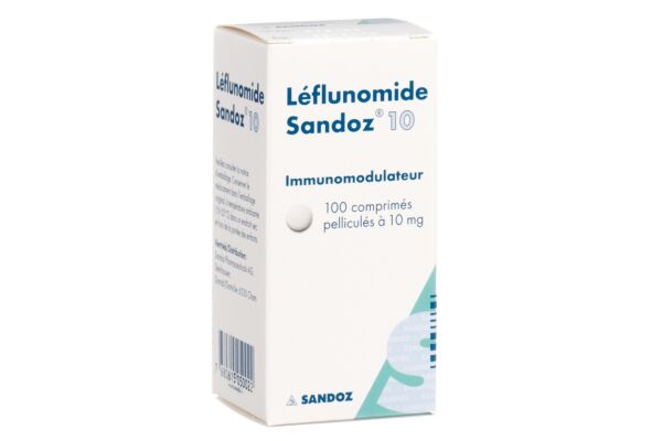 Leflunomid Sandoz Filmtabl 10 mg Ds 100 Stk