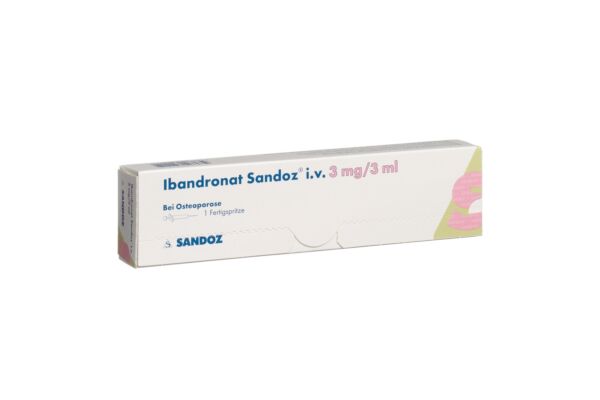 Ibandronat Sandoz Inj Lös 3 mg/3ml i.v. Fertspr 3 ml