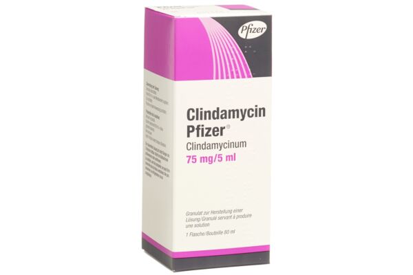 Clindamycin Pfizer Gran 75 mg/5ml Fl 80 ml