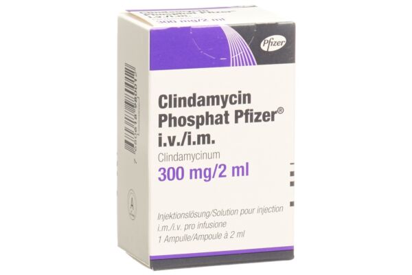 Clindamycin phosphat Pfizer 300 mg/2ml amp 2 ml