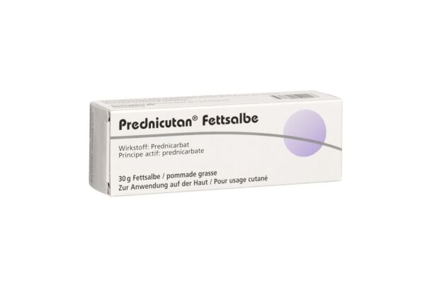 Prednicutan Fettsalbe 2.5 mg/g Tb 30 g