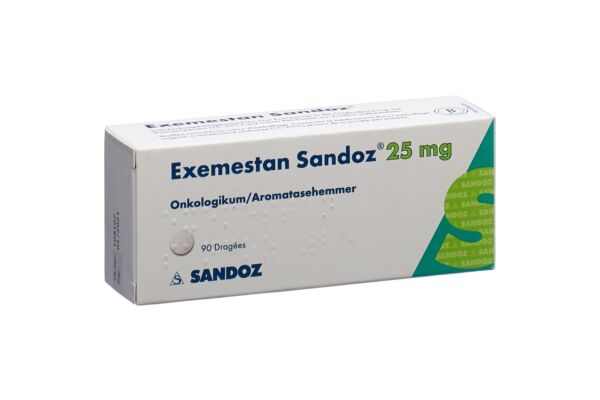 Exémestane Sandoz cpr pell 25 mg 90 pce