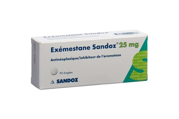 Exémestane Sandoz cpr pell 25 mg 90 pce