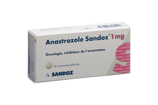 Anastrozol Sandoz Filmtabl 1 mg 30 Stk