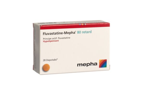 Fluvastatin-Mepha retard depotabs 80 mg 28 pce