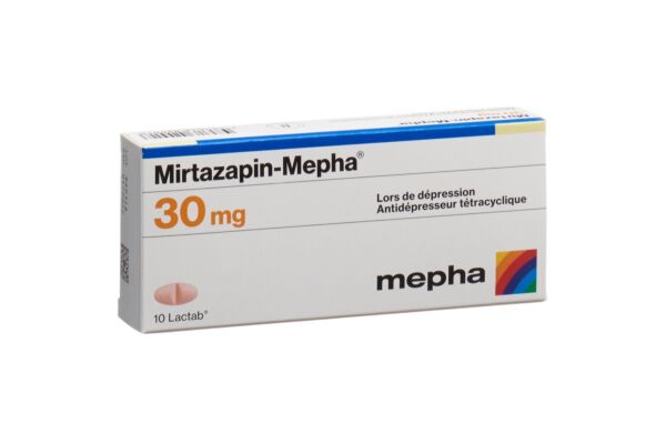 Mirtazapin-Mepha Filmtabl 30 mg 10 Stk