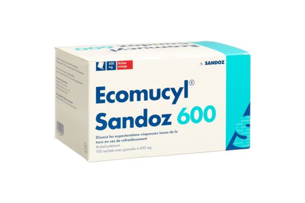 Ecomucyl Sandoz Gran 600 mg Btl 100 Stk